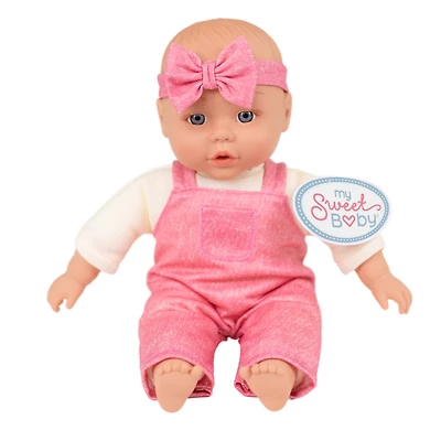 My Sweet Baby 12-inch Soft Baby Doll, Rose Pink Outfit