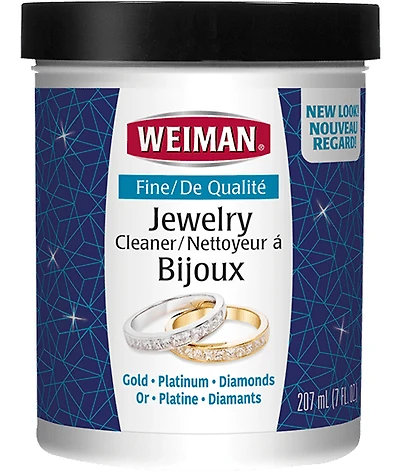 Weiman Fine Jewelry Cleaner for Gold, White Gold, Precious Stones, 7oz