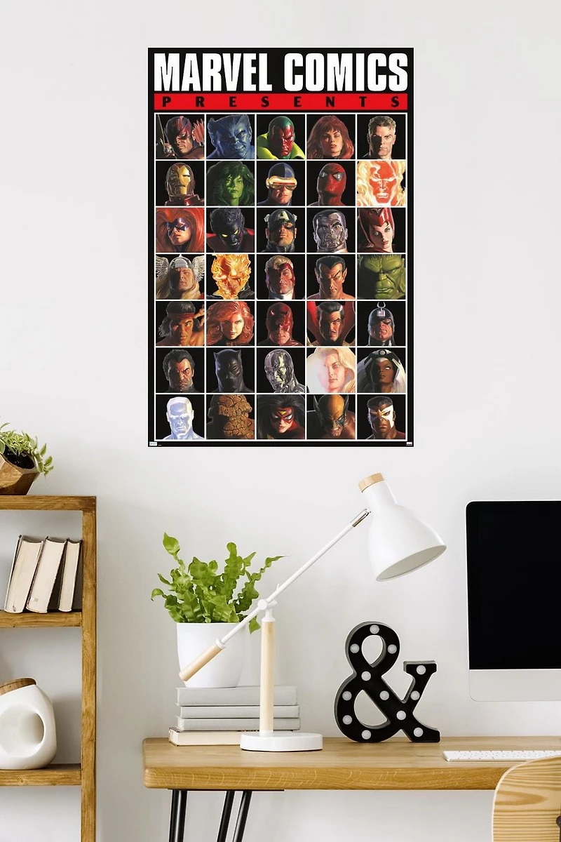 Marvel Comics Presents Grid Wall Poster, 22.375" x 34"