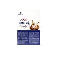 K9 Praventa 360 Flea & Tick Treatment, Large Dogs from 11 kg to 25 kg, 1 tube