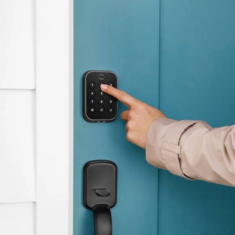 YALE ASSURE LOCK 2 KEY-FREE AVEC BLUETOOTH BLACK SUEDE