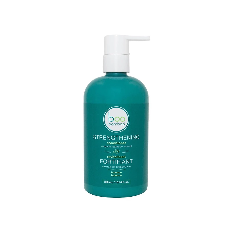 Coffret de soins capillaires fortifiants Entièrement Naturels Boo Bamboo de 3 pcs - Shampooing, Revitalisant & Masque capillaire + Cadeau en prime