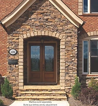PRO-DF Classic Aluminum Address Plaque