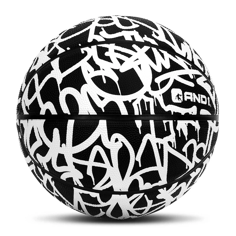 AND1 Fantom Graffiti Basketball (White / Black)