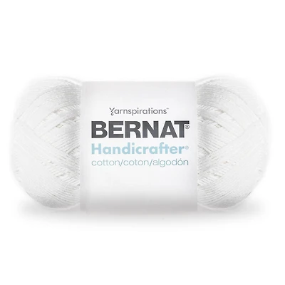 Bernat® Handicrafter® Yarn, Cotton #4 Medium, 14oz/400g, 710 Yards, Economical size versatile yarn