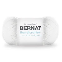 Bernat® Handicrafter® Yarn, Cotton #4 Medium, 14oz/400g, 710 Yards, Economical size versatile yarn
