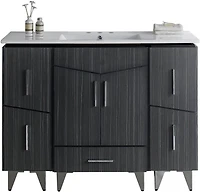 Imaginations Américaines 48 po W Vanity Set  Gris