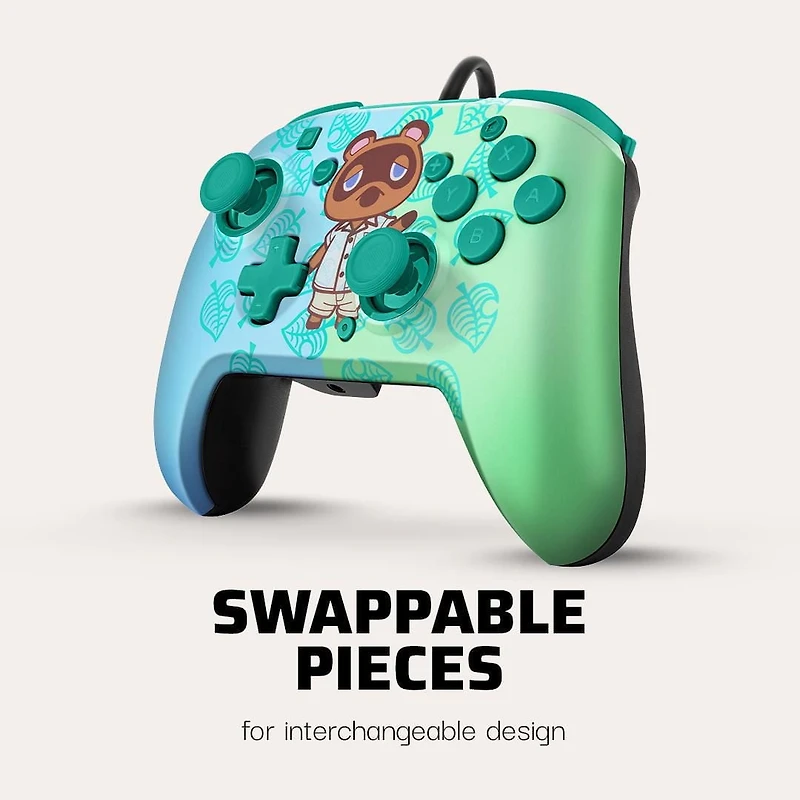 Manette Faceoff™ Deluxe+ Audio Wired : Animal Crossing Tom Nook