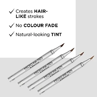 L'Oréal Paris Micro Ink Pen par Brow Stylist, Stylo Microblading , Jusqu'à 24H Teinte, Brunette Claire Tenue Toute La Journée.