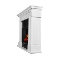 Thayer 55" Electric Fireplace in White