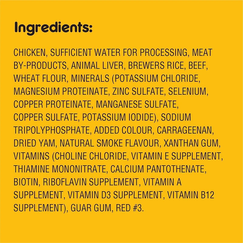 Pedigree Chopped Adult Wet Dog Food With Real Beef