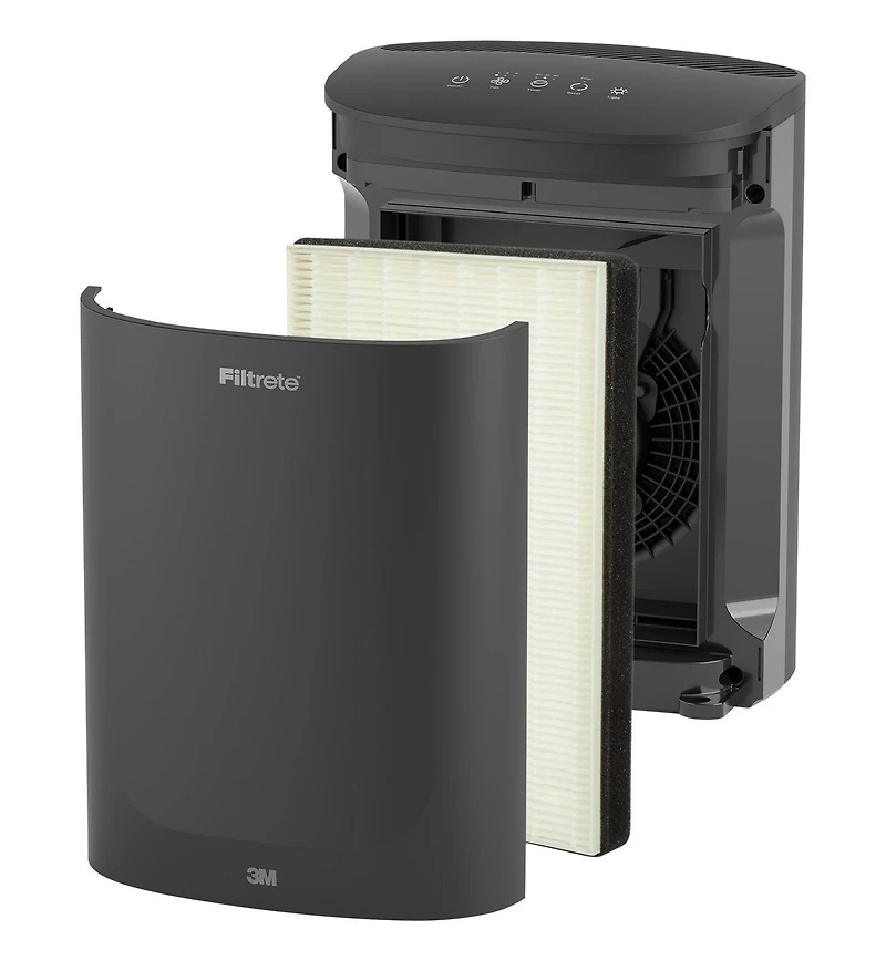 Purificateur d’air Filtrete(MC) FAPCA-C01BA-F1 avec filtre HEPA véritable, petite pièce, 110 pi2 (10,22 m²)