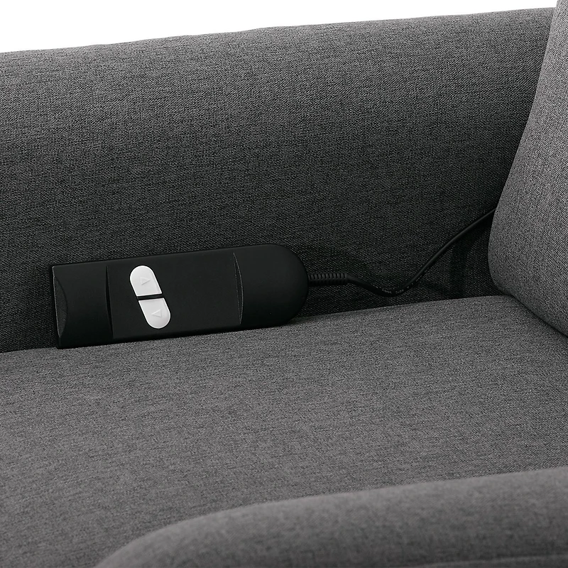 Fauteuil inclinable électrique rembourré Ashley de CorLiving pour adultes avec coussin de tête supplémentaire!