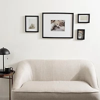 hometrends Gallery Picture Frame Black, 8" x 10"/5" x 7" Frame