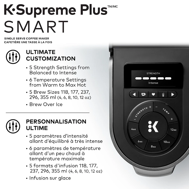 Keurig® K-Supreme Plus SMART Single Serve K-Cup Pod Coffee Maker