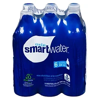 Glacéau smartwaterMD, emballage de 6 bouteilles de 500 mL