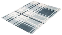 Tapis Lavable ECARPET à Carreaux pour Chambre, Salon, Chambre d'Enfant, Couloir