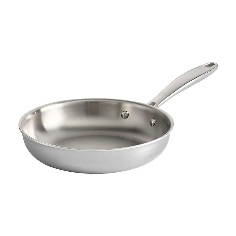 Tramontina Fry Pan Stainless Steel Try-Ply Clad 8-in, 80116/004DS
