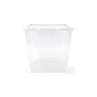 ModBoxTM 35L (9.2 gal.), Modular Series - Cool Grey & Clear