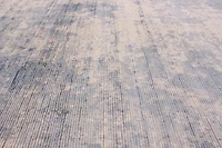 ECARPETGALLERY 4'8" x 6'10" Transitional Galleria Hand-knotted Area Rug for Living Room, Dining Room and Bedroom in Blue