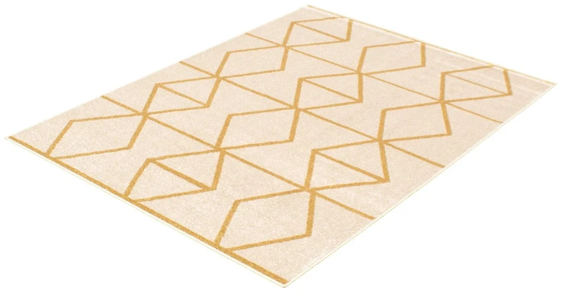 Tapis d'Interieur ECARPET Géométrique pour Salon et Chambre à Coucher Collection Ana