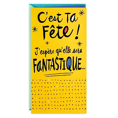 Carte de fête pour carte-cadeau ou argent – Hallmark (Fantastique)