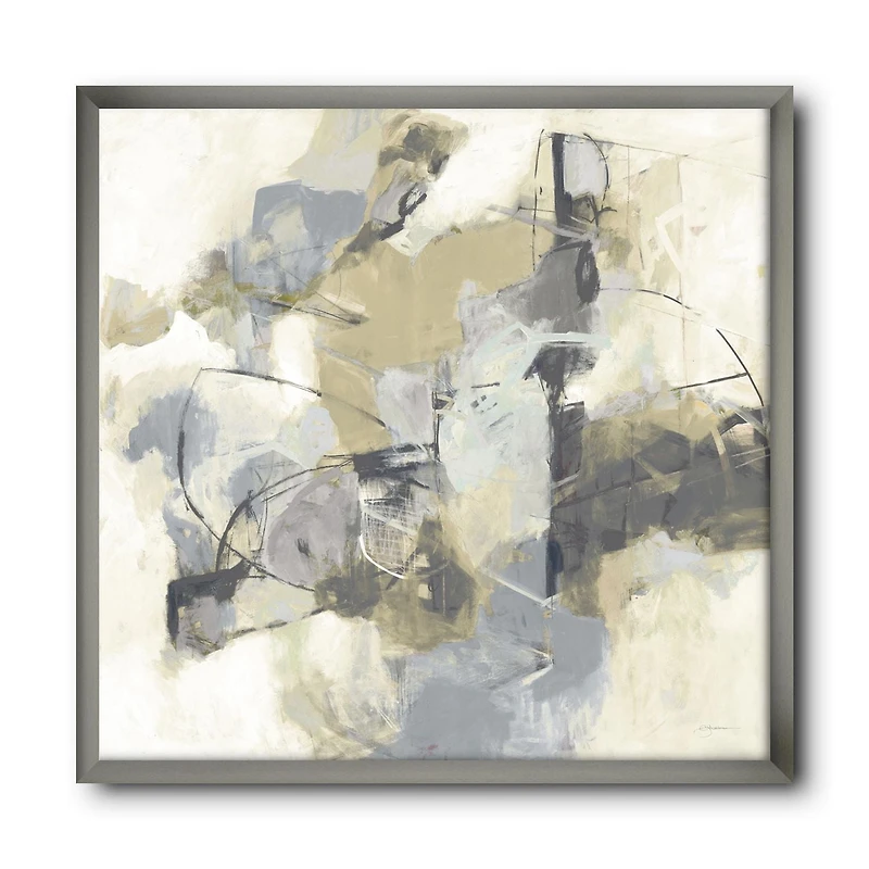 Designart Glam Crème Rêve III Art mural encadré