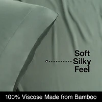 Allswell 300 Contexture doux et soyeux 4 pièces viscose de bambou Ensemble de draps