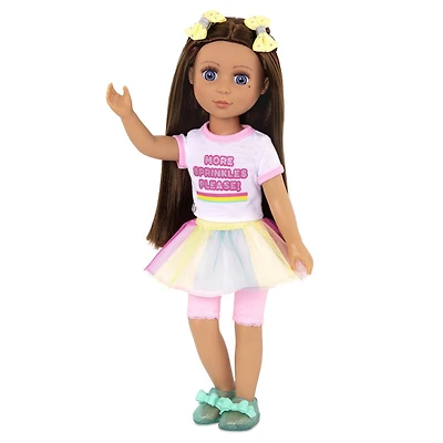 Glitter Girls Kika, poupée de mode articulée de 14 pouces Poupée de mode articulée Kika de 14 pouces