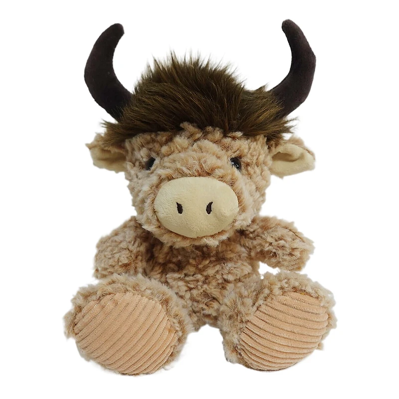 Kid Connection Plush Bull Brown, 7.5inch for all ages
