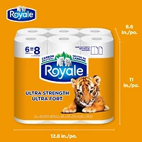 Royale Ultra Strength Paper Towel 6 Rolls, 66 Sheets Per Roll