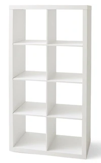 Hometrends Unité de Rangement à 8 Cubes Blanc