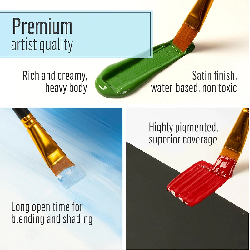 FolkArt Peinture Acrylique Satin Multi-Surface, 2 fl. oz