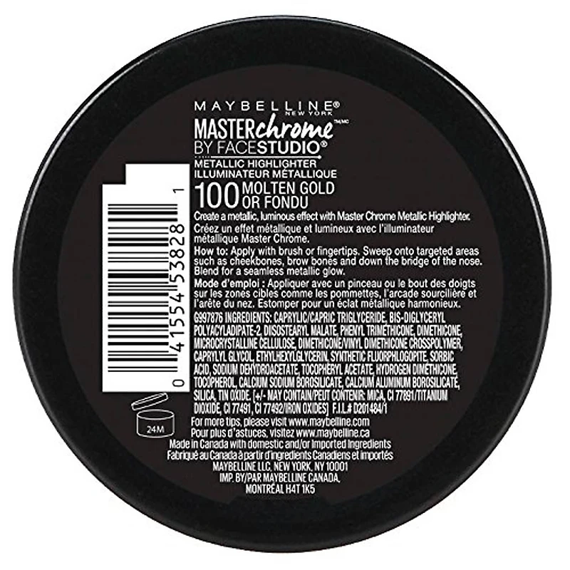 Maybelline New York Facestudio® Master Chrome™, Metallic Highlighter, 5.5 gr, 5.5 Gr