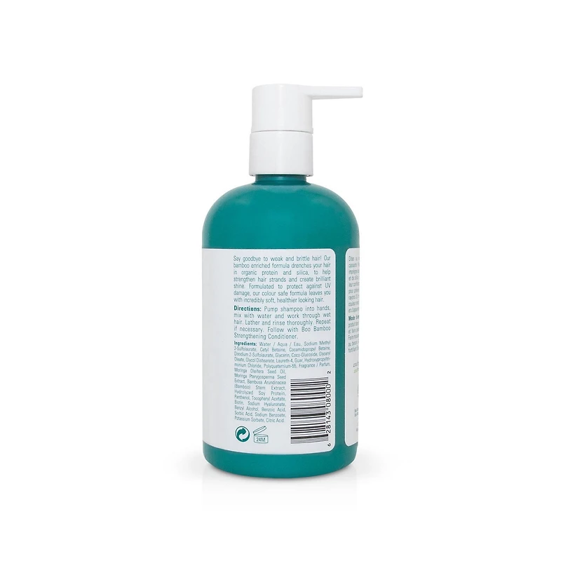 Boo Bamboo All Natural Strengthening Hair Set - Shampoo, Conditioner & Hair Mask + Bonus Gift