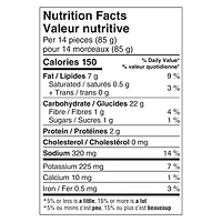 McCain® Bistro Style™ Super Crisps® Frites Coupe Régulière, Fabriqué au Canada à Partir d'Ingrédients Nationaux et Importés 1.9kg