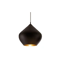 Plata Import Black and Gold Ceiling Lamp