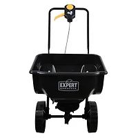 Expert Gardener 15000SQ ft Push Spreader, Black