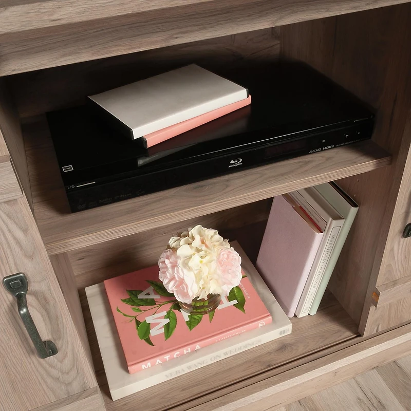 Sauder La Collection Misc Entertainment Crédence, Finition Laurel Oak, 434954