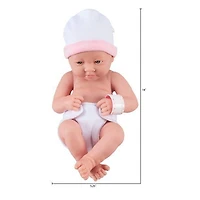 My Sweet Baby Baby's First Day Pink Play Set, 10 Pieces, Featuring Realistic Newborn Doll, Perfect for Children 2+, La Newborn Layette Gift Set