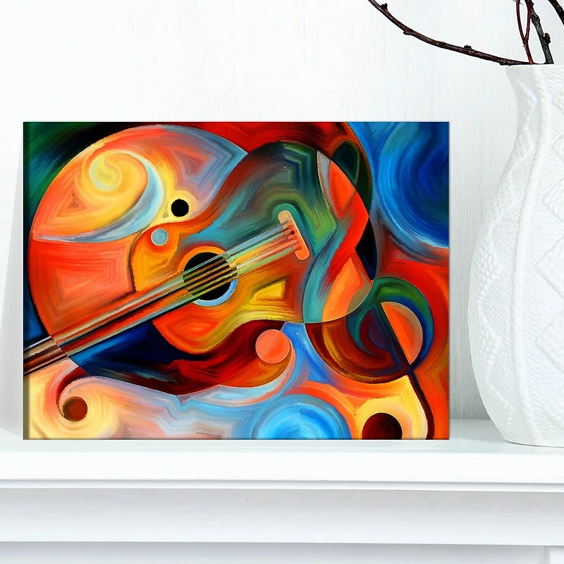 Designart Musique et rythme Art mural sur toile