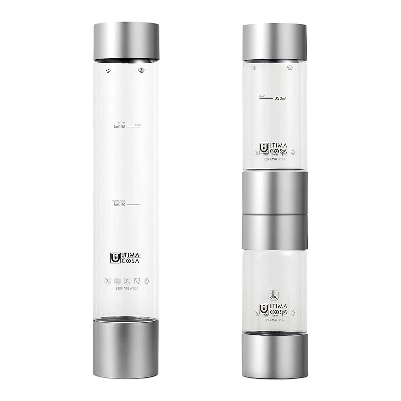 Pack de bouteilles d'eau Ultima Cosa 3 sans BPA - Argent