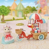 Calico Critters Popcorn Trike, ensemble de jeu pour maison de poupée avec figurine et accessoires