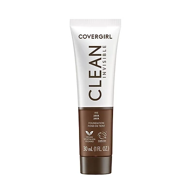 Clean Invisible, Fond de teint, Formule estompable, Couvrance modulable, Léger, Fini naturel, Non comédogène