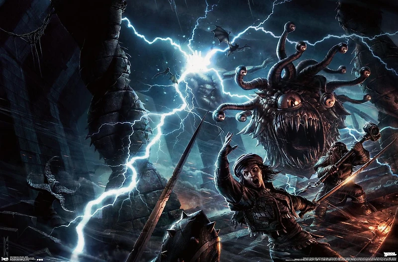 Dungeons and Dragons - Battle Wall Poster, 22.375" x 34"