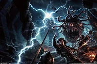 Dungeons and Dragons - Battle Wall Poster, 22.375" x 34"