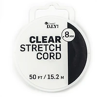 Fil 0,8 mm élastique transparent de Cousin,15,2 m