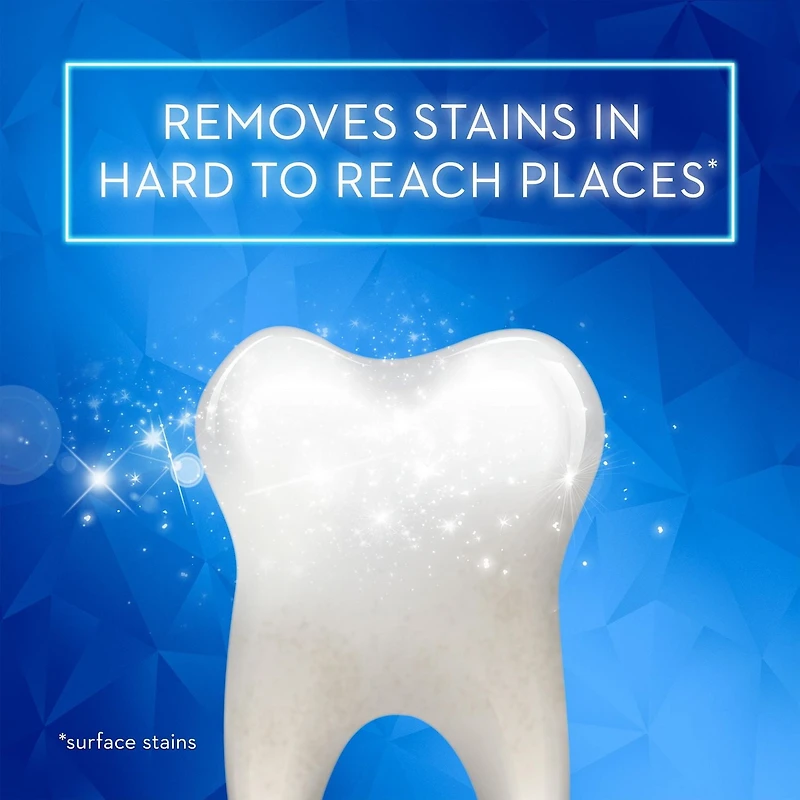 Dentifrice blanchissant Crest 3D White Efface-taches, Menthe vive glaciale 65 mL