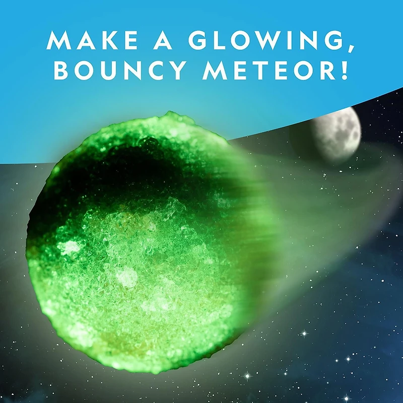National Geographic Glow-in-the-Dark Meteor STEM, Créez 2 boules rebondissantes brillantes