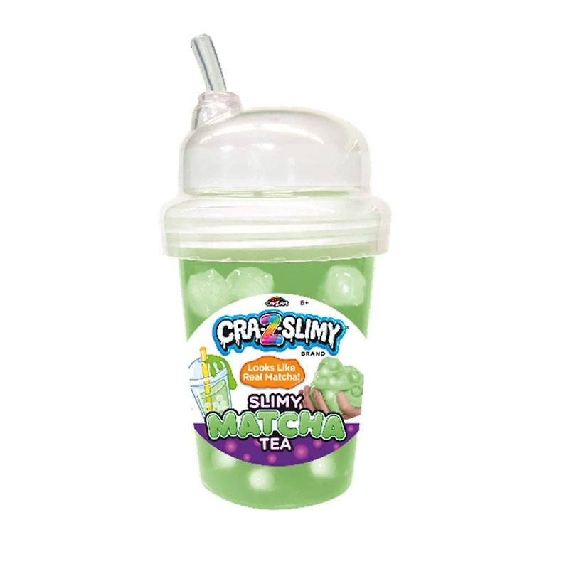 Cra-Z-Art, Cra-Z-Slimy Tea, Matcha Tea Slime, Scented Sensory Slime for Kids